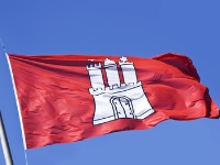 Flagge Hamburg Flagge Hamburg
